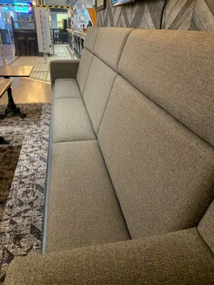 Section of seating completed for Preston Pub