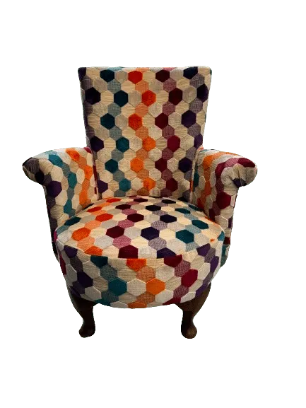 Children's chair reupholstered