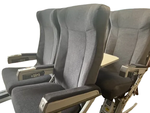 Recovered Boeing 747 seats