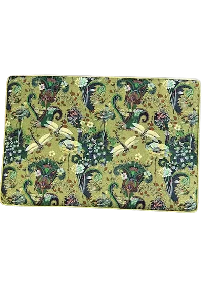 Centre-piece scatter cushion in feature fabric