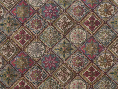 Classic Velvet Bronte Velvet Print Multi swatch