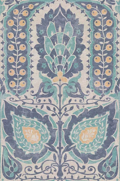 Archive Collection on Linen Boscome Co-ord Turkish Blue swatch