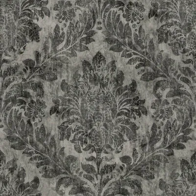 Classic Velvet Chaucer Velvet Print Charcoal swatch