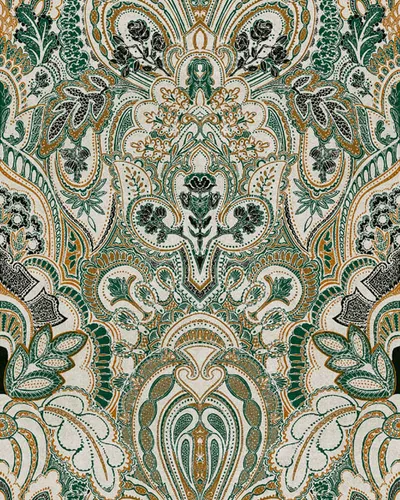 Absolute Loveliness - Beautiful Damask Dangereuse Gin Bottle Green swatch