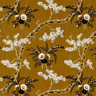 The Arthur Portfolio Emily's Bouquet Gold swatch
