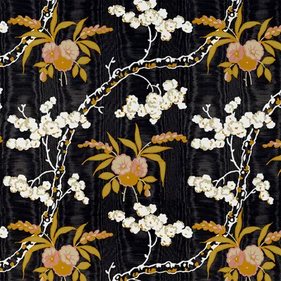 The Arthur Portfolio Emily's Bouquet Jet swatch