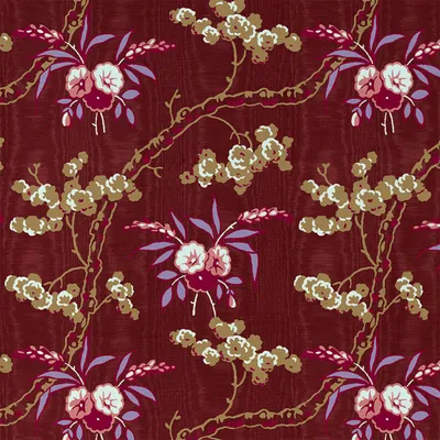 The Arthur Portfolio Emily's Bouquet Madder swatch