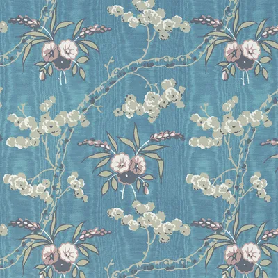 The Arthur Portfolio Emily's Bouquet Spring Blue swatch
