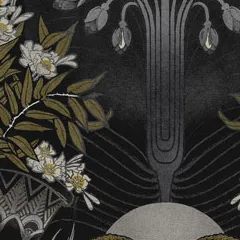 Absolute Loveliness - Beautiful Gin on the Nile Anthracite swatch