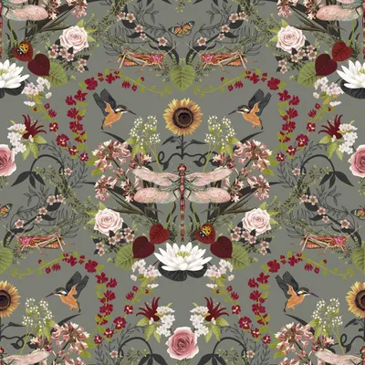Curious Creatures by Becca Who Garden Treasures Spring swatch