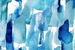 Contemporary Velvet Impasto Velvet Print Blue swatch