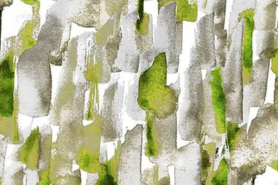 Contemporary Velvet Impasto Velvet Print Lime swatch