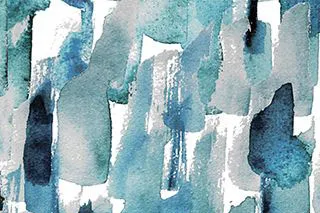 Contemporary Velvet Impasto Velvet Print Teal swatch