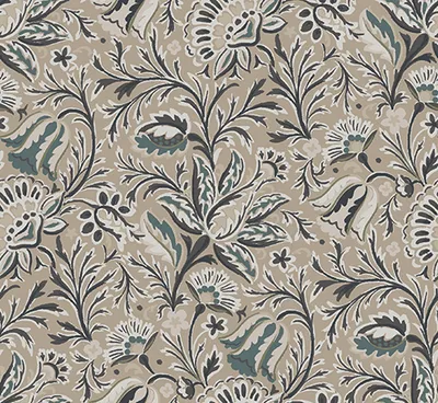 Archive Collection Jaipur Floral Oyster swatch