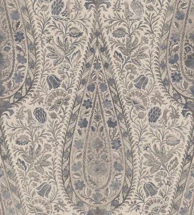 Archive Collection on Linen Jaipur Steel swatch