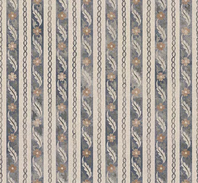 Archive Collection on Linen Jaipur Barley Stripe Agean swatch