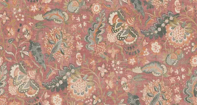 Archive Collection on Linen Kandesh Saffron swatch