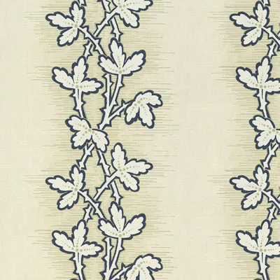 The Arthur Portfolio Lunds Leaf Denim 2 swatch
