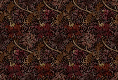 Absolute Loveliness - Beautiful Morris Major Russet swatch