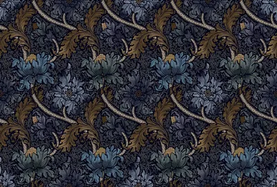 Absolute Loveliness - Beautiful Morris Major University Blue swatch