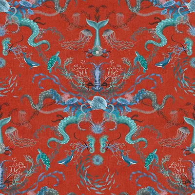 Earth Odyssey by Becca Who Ocean Treasures Red Reef swatch