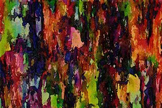 Contemporary Velvet Palette Velvet Print Multi swatch