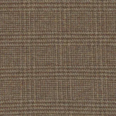 Pendle Tweed Classic Demdike Check Burnt Sienna swatch