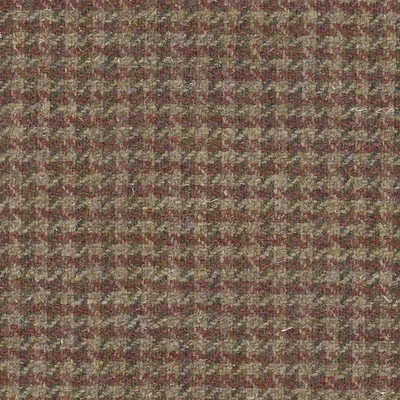 Pendle Tweed Classic Isabel Houndstooth Chestnut swatch