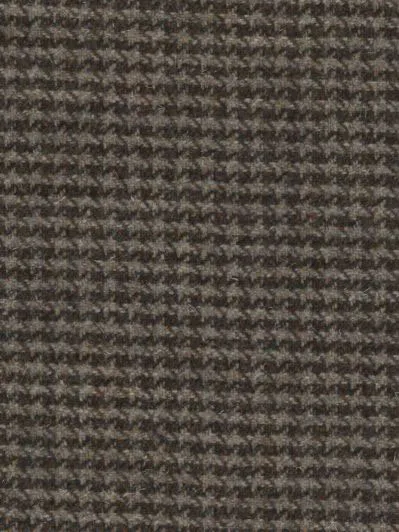 Pendle Tweed Classic Isabel Houndstooth Mushroom swatch