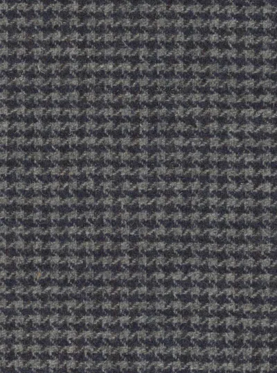 Pendle Tweed Classic Isabel Houndstooth Navy/Grey swatch
