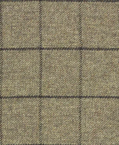 Pendle Tweed Classic Elizabeth Windowpane Stone swatch