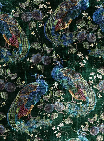 Peacock Opulence Bottle Green swatch