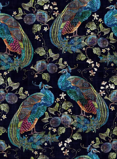 Peacock Luxor Navy swatch