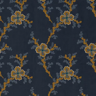The Arthur Portfolio St James Indigo swatch