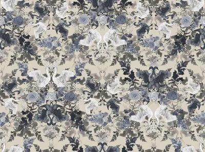 Curious Creatures by Becca Who Swansong Daydream swatch