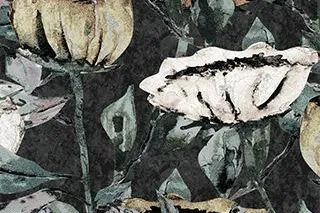 Contemporary Velvet Tulippa Velvet Print Ash swatch