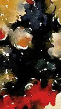 Contemporary Velvet Vague Velvet Print Multi swatch