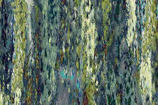Contemporary Velvet Wister Velvet Print Teal swatch