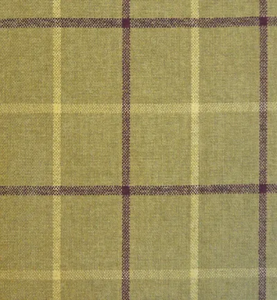 Lana Olive Window Pane swatch