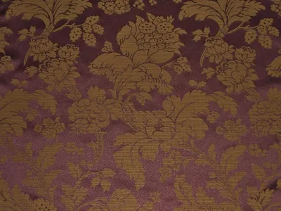 Damask Floral Damson swatch