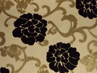 Eleganza Floral 2 Colour Ebony/Gold swatch