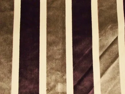 Eleganza Broad Stripe Grey/Damson swatch