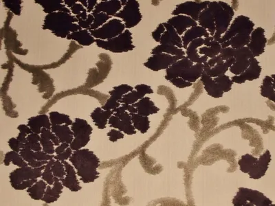 Eleganza Floral Damson swatch