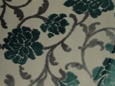 Eleganza Floral Teal swatch