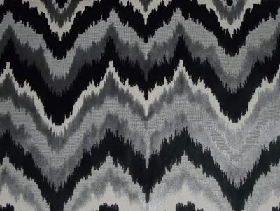 Eleganza Flamestitch Charcoal swatch