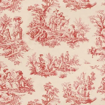 Valencay Toile Rouge swatch